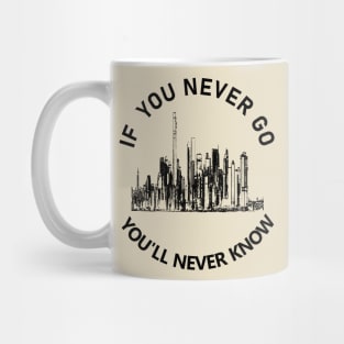 If You Never Go You Never Know Mug